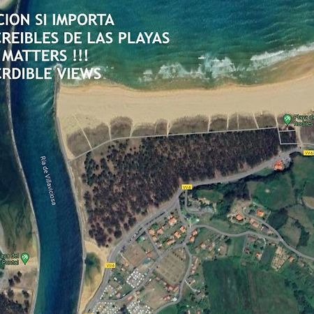 La Villa De Maria I Playa Beach El Puntal Asturias ビリャビシオサ エクステリア 写真