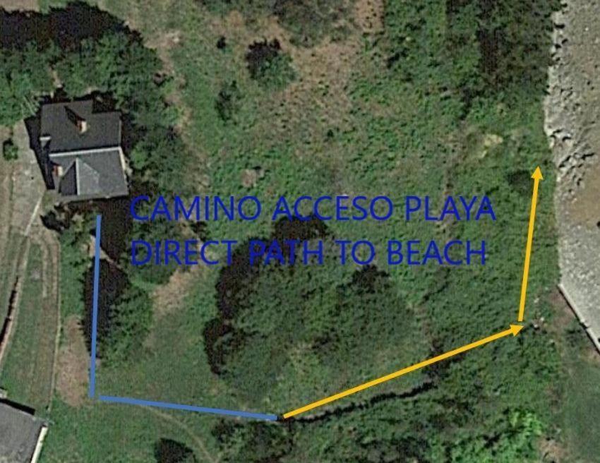 La Villa De Maria I Playa Beach El Puntal Asturias ビリャビシオサ エクステリア 写真