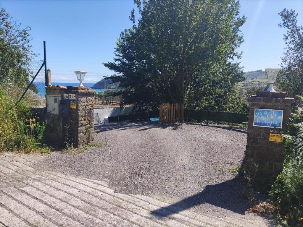 La Villa De Maria I Playa Beach El Puntal Asturias ビリャビシオサ エクステリア 写真