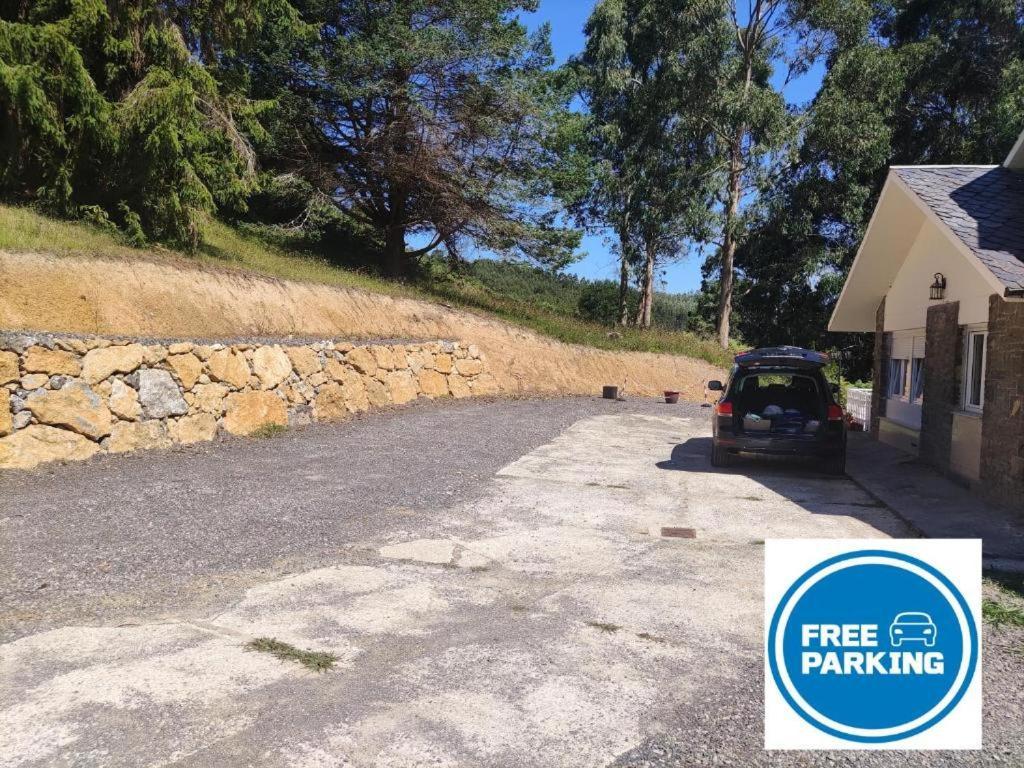 La Villa De Maria I Playa Beach El Puntal Asturias ビリャビシオサ エクステリア 写真