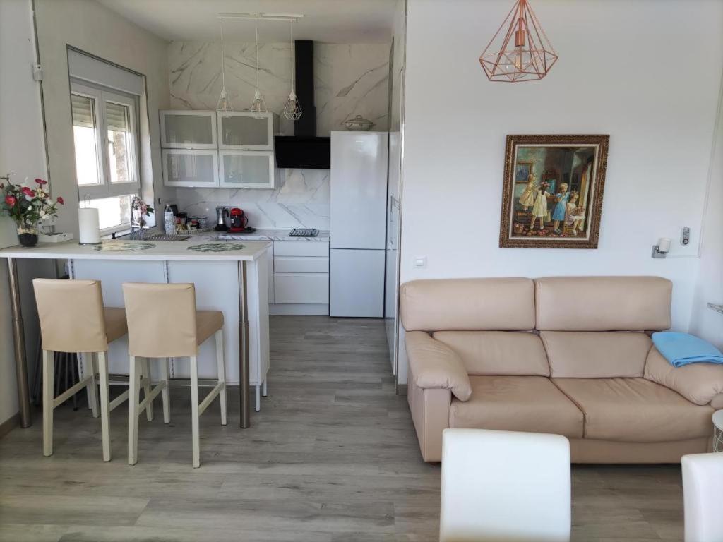 La Villa De Maria I Playa Beach El Puntal Asturias ビリャビシオサ エクステリア 写真